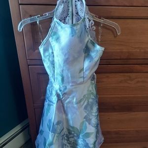 Girls size 7 HI Lo floral dress